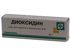 диоксидин как пользоваться
